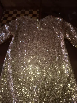 Vestido lentejuelas Sfera de niña  Talla 9-10