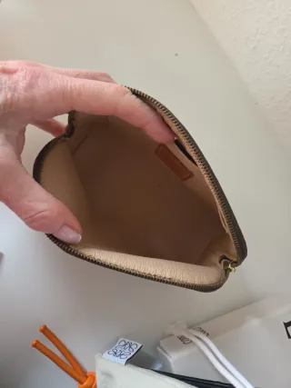 Neceser Louis Vuitton Monogram Marrón Dorado