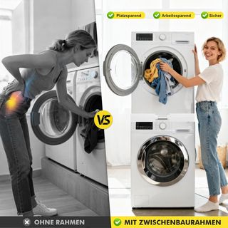 Telaio Collegamento Lavatrice Asciugatrice