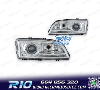 FAROS PARA VOLVO S70 V70 97-99 FONDO CROMO