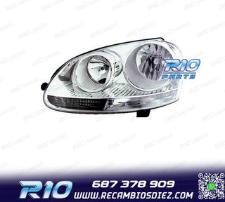 FARO IZQ PARA VOLKSWAGEN VW GOLF V 03-08 JETTA III 05-10