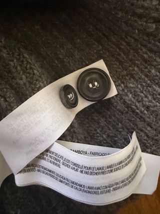 Rebeca Massimo Dutti lana gris Talla M