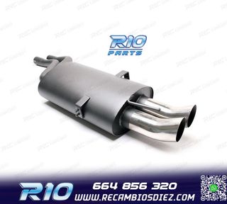 SILENCIOSO ESCAPE BMW SERIE 3 E46 2000- x2 DTM