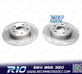 DISCOS DE FRENO PARA DACIA PERFORADOS RANURADOS