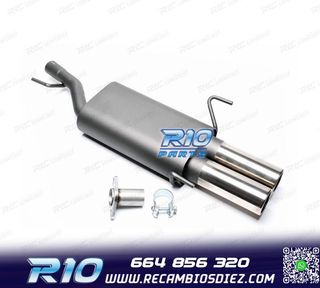 SILENCIOSO ESCAPE PARA OPEL ASTRA 1998-2009 x2