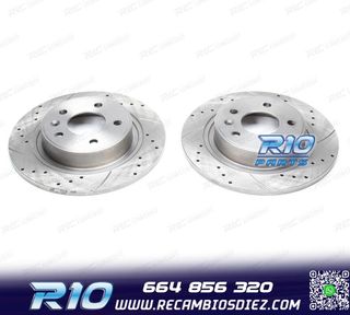 DISCOS DE FRENO PARA DAEWOO CHEVROLET PERFORADOS RANURADOS