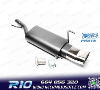 SILENCIOSO ESCAPE PARA OPEL ASTRA 1998-2009 x2 DTM
