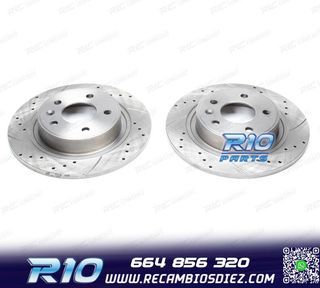 DISCOS DE FRENO PARA FIAT PERFORADOS RANURADOS