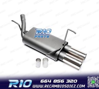 SILENCIOSO ESCAPE PARA OPEL CORSA 09 2000-2006 x2