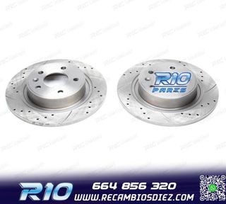 DISCOS DE FRENO PARA FORD PERFORADOS RANURADOS