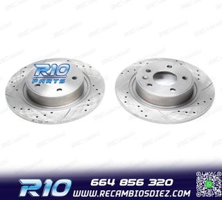 DISCOS DE FRENO PARA HYUNDAI PERFORADOS RANURADOS