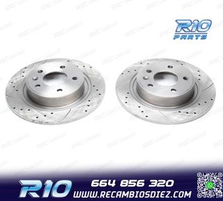 DISCOS DE FRENO PARA JEEP PERFORADOS RANURADOS