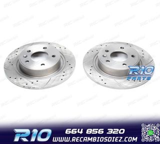 DISCOS DE FRENO PARA KIA PERFORADOS RANURADOS