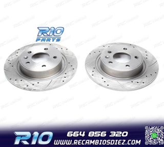 DISCOS DE FRENO PARA LAND ROVER PERFORADOS RANURADOS