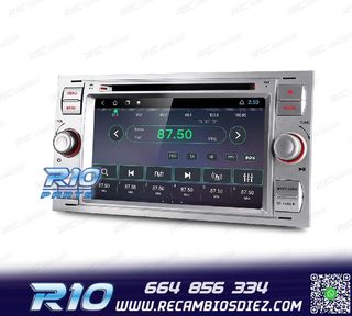 RADIO GPS ANDROID 12 PARA FORD FOCUS C-MAX FIESTA GALAXY KUG