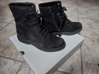 Stivaletti Geox neri donna, taglia 38, stringati