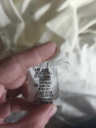 Vestido blanco con encaje