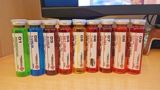 Set 9 Viales Virus Resident Evil Umbrella Corp.