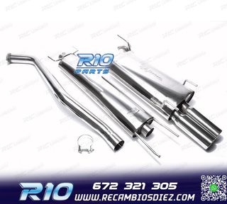 SILENCIOSO ESCAPE OPEL VECTRA B 95-02 DOBLE