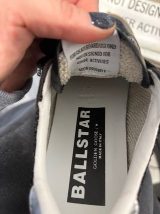 Zapatillas Golden Goose Glitter Negro/Gris