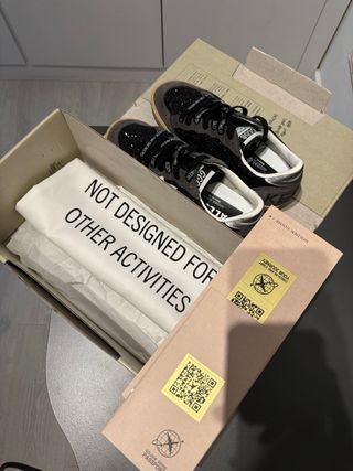 Zapatillas Golden Goose Glitter Negro/Gris