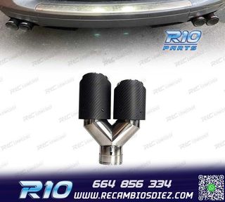 COLA ESCAPE CARBONO DOBLE DERECHA LOOK AKRAPOVIC