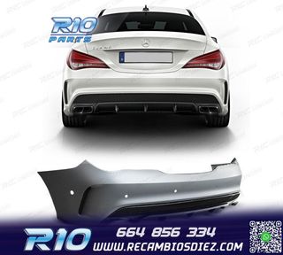 PARAGOLPES TRASERO MERCEDES CLA C117 LOOK AMG CLA45