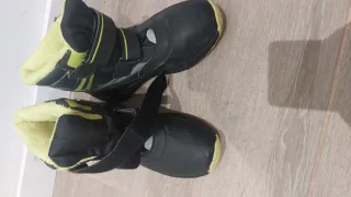 Botas Nieve Niño Negras y Lima número 36