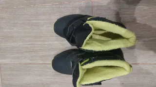 Botas Nieve Niño Negras y Lima número 36