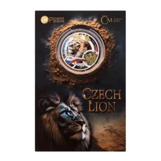 Moneda de Plata 1 Oz Czech Lion 2025 Proof 999