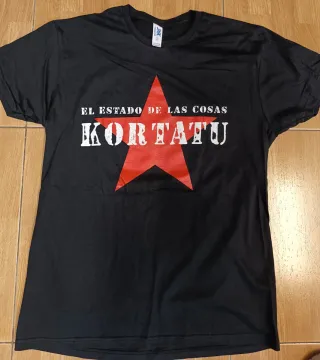 Camiseta Negra Kortatu