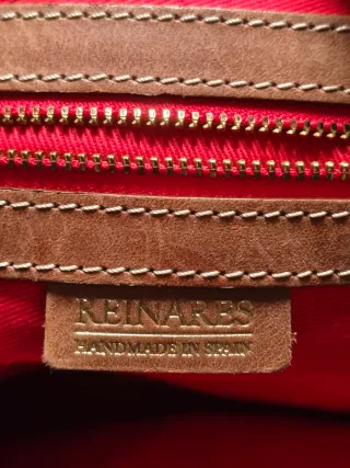 Bolso de tela ante azul