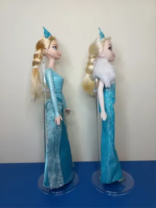 Bambole Elsa di Frozen Set 2 Pezzi