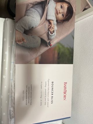 Hamaca BabyBjörn gris