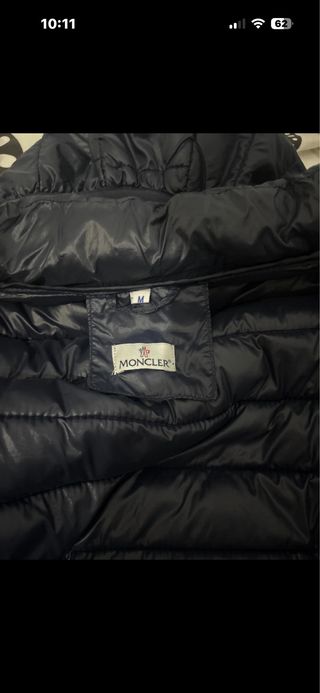 Chaqueta Moncler Negra Original