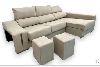 Sofá Chaise Longue Beige