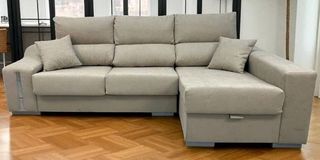 Sofá Chaise Longue Beige