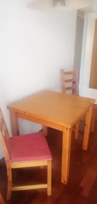 Mesa de madera ampliable