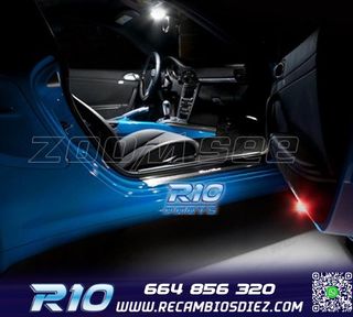 KIT 12 BOMBILLAS LED INTERIOR PARA PORSCHE 911 997 CARRERA T
