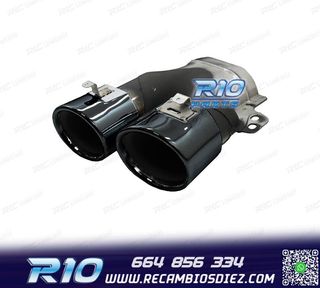 DIFUSOR MERCEDES W206 AMG 21- LOOK C43 + COLAS ESCAPE NEGRO