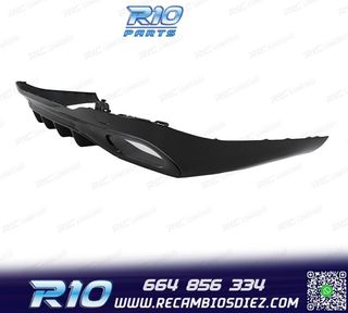 DIFUSOR MERCEDES W206 AMG 21- LOOK C43 + COLAS ESCAPE NEGRO