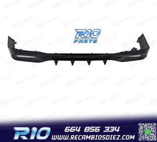 DIFUSOR MERCEDES W206 AMG 21- LOOK C43 + COLAS ESCAPE NEGRO