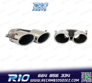 COLAS DE ESCAPE MERCEDES GLE W167 19- LOOK GLE53 CROMO