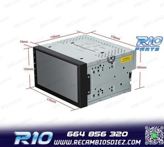 RADIO GPS ANDROID 8.1 7" OCTA-CORE 2DIN MULTIMEDIA PANTALLA