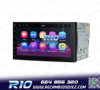 RADIO GPS ANDROID 8.1 7" OCTA-CORE 2DIN MULTIMEDIA PANTALLA