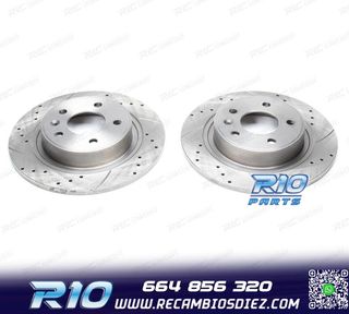 DISCOS DE FRENO PARA SUZUKI PERFORADOS RANURADOS