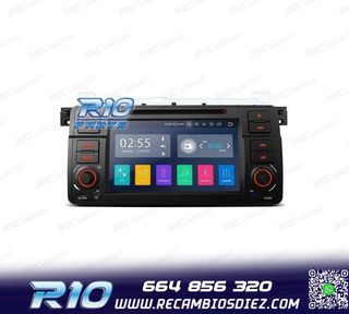 RADIO GPS ANDROID 13 BMW SERIE 3 E46 PANTALLA TÁCTIL 7"