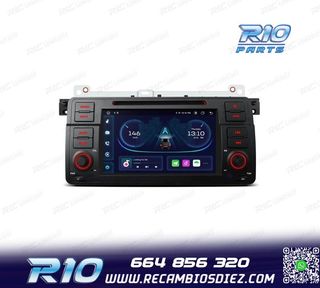 RADIO GPS ANDROID 13 BMW SERIE 3 E46 PANTALLA TÁCTIL 7"