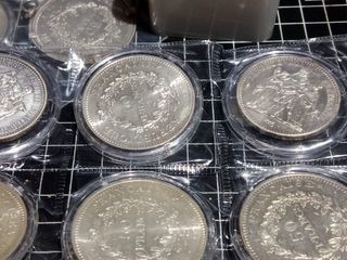 MONEDAS PLATA 900  50 FRANCOS FRANCESES