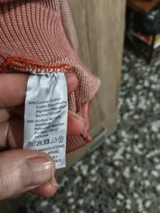 Maglione Uomo MARC Rosa Taglia XL